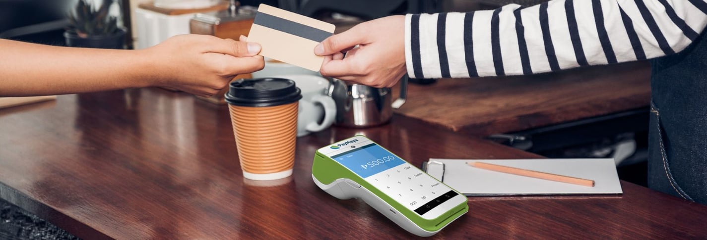 card payment coffee shop