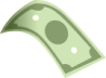 paper bills floating 2