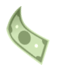paper bills floating 2