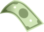 paper bills floating 1