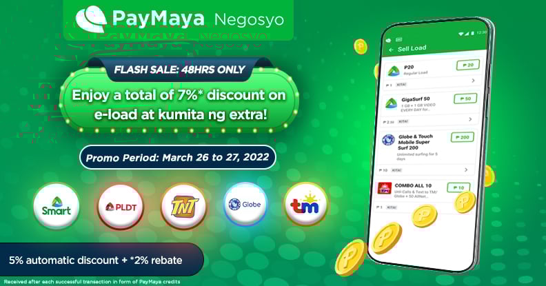 FLASH SALE: Get 2% rebate on top of 5% discount!